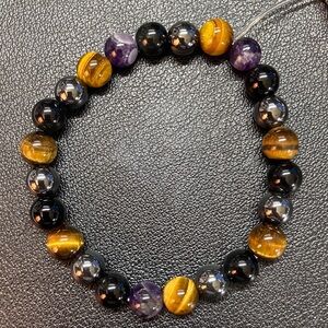 Triple protection crystal bracelet